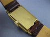 ANTIQUE LARGE HAMILTON 18KT YELLOW GOLD 3D RECTANGULAR LIZARD GRAIN WATCH #2079