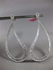 MASSIVE 6.4CT ROUND & BAGUETTE DIAMOND 18K WHITE GOLD TEAR DROP HANGING EARRINGS