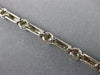 ESTATE .76CT DIAMOND 14KT WHITE GOLD 3D ETOILE BEZEL BY THE YARD TENNIS BRACELET
