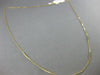 ESTATE .18CT ROUND DIAMOND 18KT YELLOW GOLD 3D CLASSIC BAR BY THE YARD NECKLACE