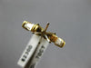 ESTATE .70CT DIAMOND 14KT 2 TONE GOLD BAGUETTE SEMI MOUNT ENGAGEMENT RING #22409