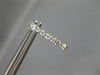 ESTATE .50CT DIAMOND 14KT WHITE GOLD 3D CLASSIC OVAL INSIDE OUT HOOP EARRINGS