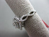 ESTATE 1.23CT ROUND & HEART DIAMOND 18KT WHITE GOLD HEART SHAPE DOUBLE HALO RING