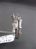 ESTATE 1.0CT DIAMOND PLATINUM 3 STONE SEMI MOUNT WEDDING ANNIVERSARY RING SET