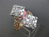 LARGE 1.49CT MARQUISE & PRINCESS DIAMOND 18KT WHITE & ROSE GOLD CRISS CROSS RING