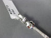ANTIQUE 1.70CT DIAMOND 14KT WHITE GOLD 3D FLOWER BY THE YARD BRACELET #18273