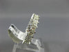 ESTATE 3.31CT DIAMOND 14KT WHITE GOLD PRINCESS ETERNITY WEDDING ANNIVERSARY RING