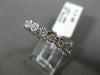 ESTATE .98CT DIAMOND 14KT WHITE GOLD ETERNITY MILGRAIN FILIGREE ANNIVERSARY RING