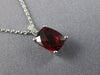 ESTATE 1.51CT DIAMOND & AAA GARNET 14KT WHITE GOLD CUSHION CUT FLOATING EARRINGS