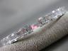 ESTATE LARGE 2.14CT DIAMOND 18KT WHITE GOLD 3D SEMI ETERNITY BANGLE BRACELET