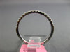 ESTATE .19CT DIAMOND 18KT WHITE GOLD SEMI ETERNITY WEDDING ANNIVERSARY RING BAND