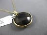 ESTATE LARGE 16.16CT DIAMOND & AAA SMOKY TOPAZ 14K YELLOW GOLD FLOATING PENDANT