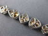 ESTATE LARGE 16.9CT WHITE & PINK DIAMOND 18KT WHITE & ROS GOLD ETERNITY NECKLACE