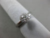 ESTATE WIDE .51CT DIAMOND 18KT WHITE GOLD 3D CLASSIC ROUND HALO ENGAGEMENT RING