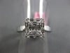 WIDE .85CT DIAMOND 18KT WHITE GOLD ETERNITY CLUSTER CIRCLE OF LIFE RING PENDANT