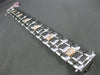 ESTATE WIDE & LONG 1.05CT DIAMOND 14KT WHITE & ROSE GOLD INTERTWINING BRACELET