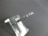 ANTIQUE .51CT ROUND DIAMOND 14KT WHITE GOLD SEMI ETERNITY RING BAND 2mm #21704