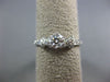 ANTIQUE .68CT DIAMOND 14KT WHITE GOLD 3D WOVEN SOLITAIRE ENGAGEMENT RING #21016