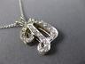 .30CT ROUND DIAMOND 14K TWO TONE GOLD CLASSIC SCRIPT "D" INITIAL PENDANT #20642