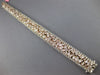 ESTATE LARGE 21.23CT WHITE & PINK DIAMOND 18K WHITE & ROSE GOLD TENNIS BRACELET