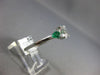 1.42CT DIAMOND & AAA COLOMBIAN EMERALD 14KT WHITE GOLD 3 STONE ENGAGEMENT RING