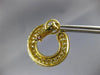 ESTATE LARGE 8.0CT DIAMOND 18KT YELLOW GOLD 3D MULTI ROW SIDEWAYS HOOP EARRINGS