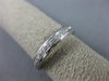 ANTIQUE .63CT ROUND CUT DIAMOND 18KT WHITE GOLD 3D CLASSIC FILIGREE RING #10894