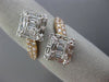 LARGE 1.49CT MARQUISE & PRINCESS DIAMOND 18KT WHITE & ROSE GOLD CRISS CROSS RING