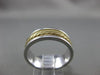 ESTATE 14KT TWO TONE GOLD HANDCRAFTED TRIPLE ROPE WEDDING ANNIVERSARY RING 24630