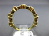ESTATE 2.10CT MARQUISE CUT DIAMOND 18K YELLOW GOLD 3D CLASSIC X LOVE RING #23752