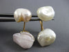 ANTIQUE LARGE PEARL 14K YELLOW GOLD 3D CLASSIC BAROQUE DOUBLE SIDED CUFFLINKS