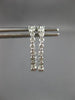 ESTATE .50CT DIAMOND 14KT WHITE GOLD 3D CLASSIC OVAL INSIDE OUT HOOP EARRINGS