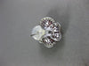 ESTATE LARGE 4.35CT DIAMOND & AAA RUBY 18K WHITE GOLD 3D HALO FLOWER EARRINGS