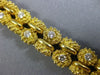 ESTATE WIDE TIFFANY & CO. 1.80CT DIAMOND 18K YELLOW GOLD 3D NUGGET LOVE BRACELET