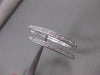 ESTATE LARGE .72CT DIAMOND HOOP EARRINGS 14K WHITE GOLD SIMPLY BEAUTIFUL !!!!!!!