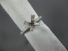 ESTATE .56CT DIAMOND 14KT WHITE GOLD CLASSIC 8 PRONG SEMI MOUNT ENGAGEMENT RING