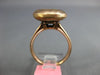 ESTATE WIDE .28CT DIAMOND 14KT ROSE GOLD 3D PEAR SHAPED PAVE ANNIVERSARY RING