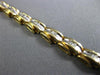 ESTATE .38CT BAGUETTE CUT DIAMOND 14KT YELLOW GOLD 3D V SHAPE TENNIS BRACELET