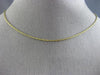 ESTATE 14KT YELLOW GOLD 3D HANDCRAFTED ITALIAN DIAMOND CUT LINK CHAIN # 26201