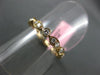 ESTATE .64CT DIAMOND 18K ROSE GOLD 3D ROUND & MARQUISE ETERNITY ANNIVERSARY RING
