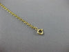 ESTATE LONG 14KT YELLOW GOLD 3D CLASSIC LINK WOMEN'S BRACELET #24711 2mm WIDE