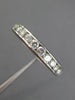 ESTATE 2.0CT DIAMOND PLATINUM 3D CLASSIC CHANNEL ROUND ETERNITY ANNIVERSARY RING