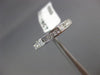 ESTATE 1.16CT ROUND & PRINCESS DIAMOND 14K WHITE GOLD 3D ANNIVERSARY RING #17801