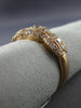 ESTATE .57CT ROUND CUT DIAMOND 14KT ROSE GOLD CLASSIC FILIGREE ANNIVERSARY RING