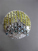 ANTIQUE MASSIVE 3.52CTW DIAMOND & ALEXANDRITE 14KT WHITE GOLD 3D FLOATING RING