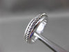 ESTATE 14KT WHITE GOLD CLASSIC SOLID ROPE WEDDING ANNIVERSARY RING 5mm #1533