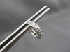 ESTATE .24CT DIAMOND 14KT WHITE GOLD 5 STONE CLASSIC HUGGIE EARRINGS 2mm #24068