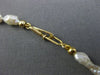 ESTATE LONG AAA PEARLS 14KT YELLOW GOLD BEADED BY THE YARD FUN NECKLACE #26127