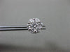 ESTATE LARGE 1.0CT DIAMOND 14KT WHITE GOLD CLASSIC CLUSTER FLOWER STUD EARRINGS