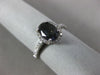 ESTATE 1.99CT DIAMOND & AAA ALEXANDRITE 14K WHITE GOLD OVAL HALO ENGAGEMENT RING